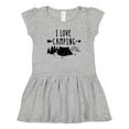thumbnail image 1 of Inktastic I Love Camping- Tent and Trees Girls Toddler Dress, 1 of 5