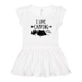 thumbnail image 1 of Inktastic I Love Camping- Tent and Trees Girls Toddler Dress, 1 of 5