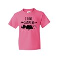 thumbnail image 1 of Inktastic I Love Camping- Tent and Trees Youth T-Shirt, 1 of 5