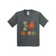 thumbnail image 1 of Inktastic I Love Camping Youth T-Shirt, 1 of 5