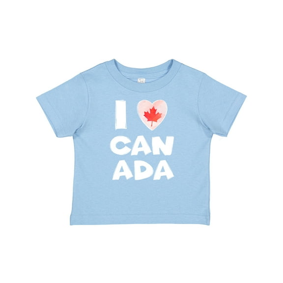 Inktastic I Love Canada Heart with Maple Leaf Boys or Girls Baby T-Shirt