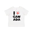 thumbnail image 1 of Inktastic I Love Canada Heart with Maple Leaf Boys or Girls Baby T-Shirt, 1 of 5
