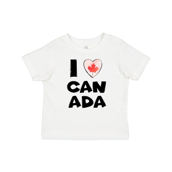 Inktastic I Love Canada Heart with Maple Leaf Boys or Girls Baby T-Shirt
