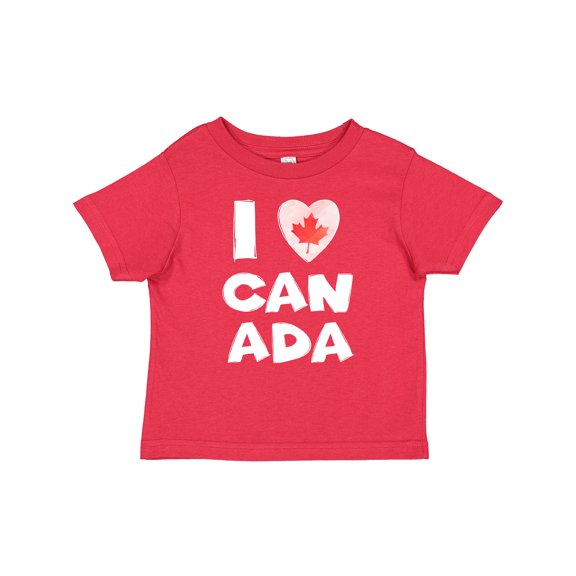 Inktastic I Love Canada Heart with Maple Leaf Boys or Girls Baby T-Shirt
