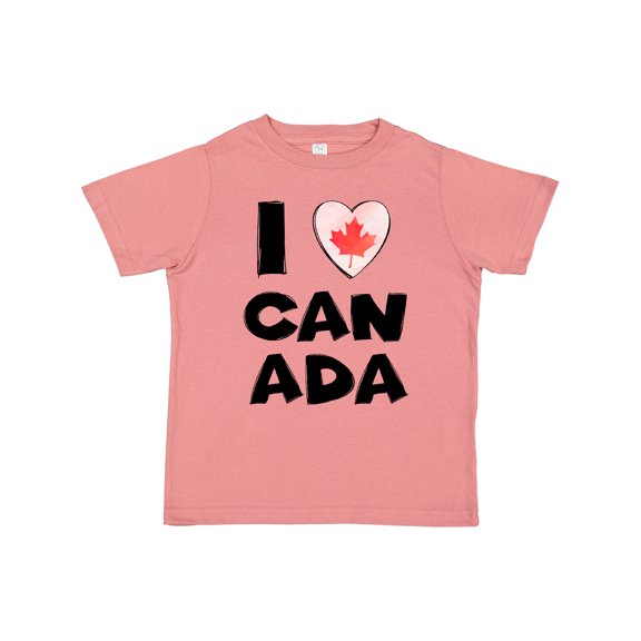 Inktastic I Love Canada Heart with Maple Leaf Boys or Girls Toddler T-Shirt