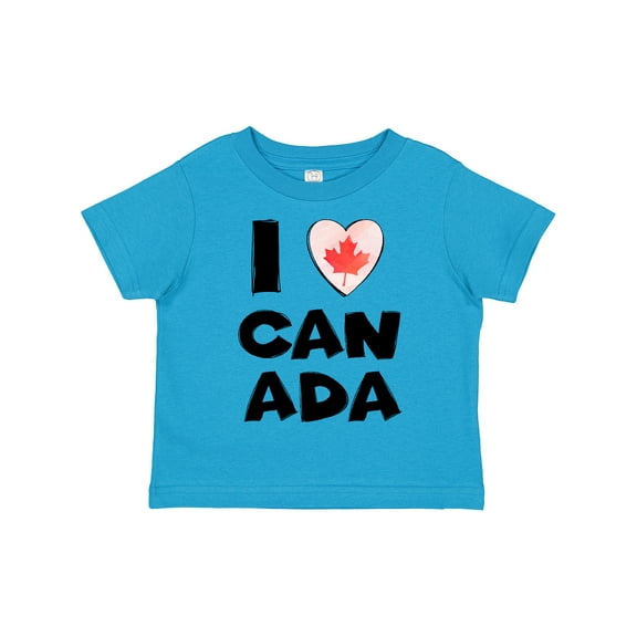 Inktastic I Love Canada Heart with Maple Leaf Boys or Girls Toddler T-Shirt