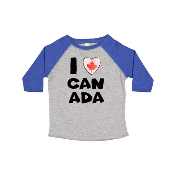 Inktastic I Love Canada Heart with Maple Leaf Boys or Girls Toddler T-Shirt
