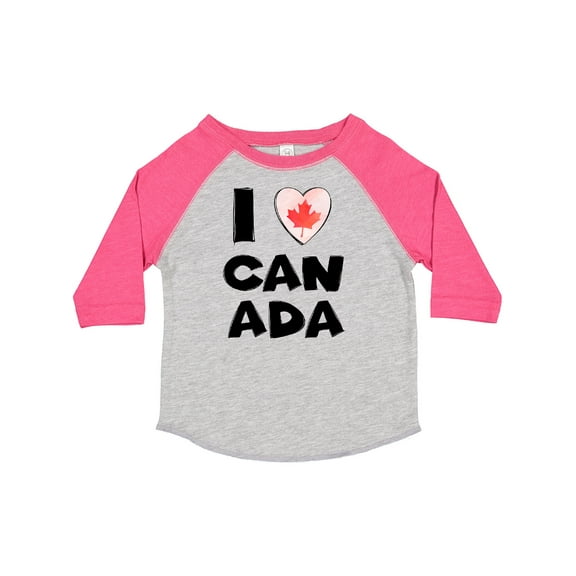 Inktastic I Love Canada Heart with Maple Leaf Boys or Girls Toddler T-Shirt