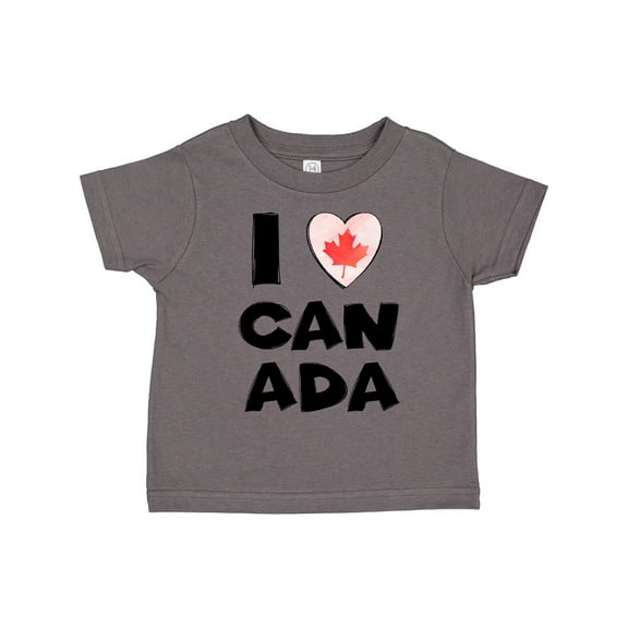 Inktastic I Love Canada Heart with Maple Leaf Boys or Girls Toddler T-Shirt