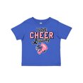 thumbnail image 1 of Inktastic I Love Cheerleading with Pom Poms and Megaphone Girls Toddler T-Shirt, 1 of 5