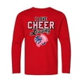 thumbnail image 1 of Inktastic I Love Cheerleading with Pom Poms and Megaphone Long Sleeve Youth T-Shirt, 1 of 5