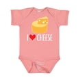 thumbnail image 1 of Inktastic I Love Cheese Funny Cheese Lover Boys or Girls Baby Bodysuit, 1 of 5