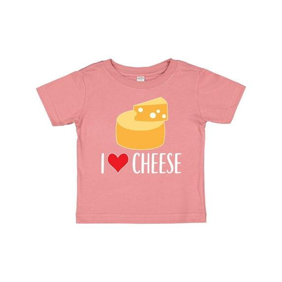 Inktastic I Love Cheese Funny Cheese Lover Boys or Girls Baby T-Shirt