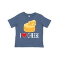 thumbnail image 1 of Inktastic I Love Cheese Funny Cheese Lover Boys or Girls Toddler T-Shirt, 1 of 5