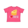 thumbnail image 1 of Inktastic I Love Cheese Funny Cheese Lover Boys or Girls Toddler T-Shirt, 1 of 5