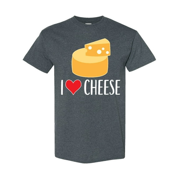Inktastic I Love Cheese Funny Cheese Lover T-Shirt