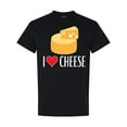 thumbnail image 1 of Inktastic I Love Cheese Funny Cheese Lover T-Shirt, 1 of 5