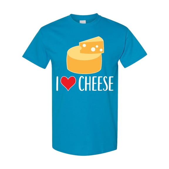 Inktastic I Love Cheese Funny Cheese Lover T-Shirt