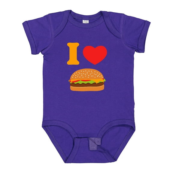 Inktastic I Love Cheeseburgers Boys or Girls Baby Bodysuit