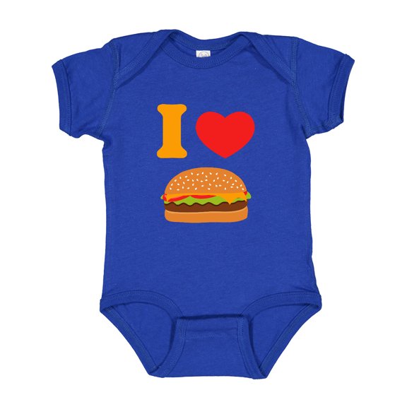 Inktastic I Love Cheeseburgers Boys or Girls Baby Bodysuit