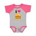 thumbnail image 1 of Inktastic I Love Cheeseburgers Boys or Girls Baby Bodysuit, 1 of 5