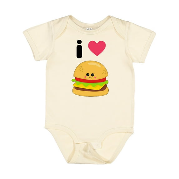 Inktastic I Love Cheeseburgers Boys or Girls Baby Bodysuit