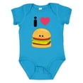 thumbnail image 1 of Inktastic I Love Cheeseburgers Boys or Girls Baby Bodysuit, 1 of 5