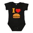 thumbnail image 1 of Inktastic I Love Cheeseburgers Boys or Girls Baby Bodysuit, 1 of 5