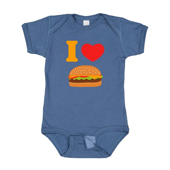 Inktastic I Love Cheeseburgers Boys or Girls Baby Bodysuit