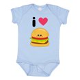 thumbnail image 1 of Inktastic I Love Cheeseburgers Boys or Girls Baby Bodysuit, 1 of 5
