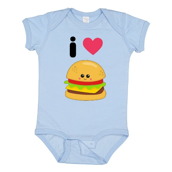 Inktastic I Love Cheeseburgers Boys or Girls Baby Bodysuit