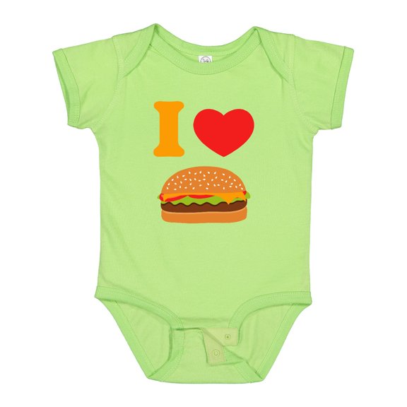 Inktastic I Love Cheeseburgers Boys or Girls Baby Bodysuit