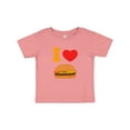 thumbnail image 1 of Inktastic I Love Cheeseburgers Boys or Girls Baby T-Shirt, 1 of 5