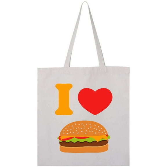 Inktastic I Love Cheeseburgers Tote Bag