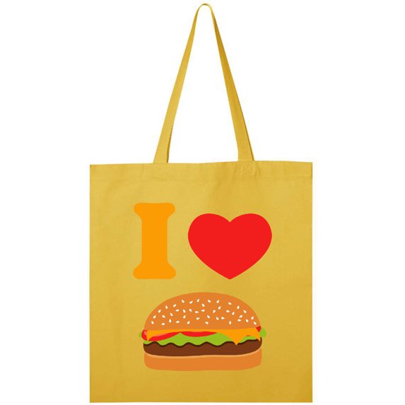 Inktastic I Love Cheeseburgers Tote Bag