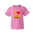 thumbnail image 1 of Inktastic I Love Cheeseburgers Youth T-Shirt, 1 of 5