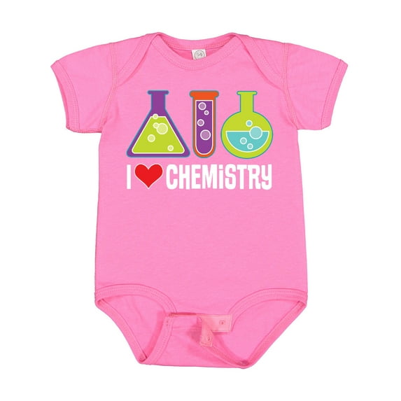 Inktastic I Love Chemistry Science Boys or Girls Baby Bodysuit