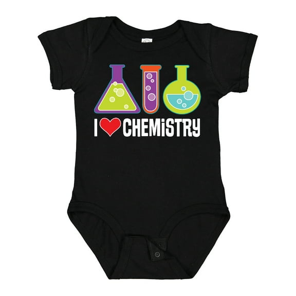 Inktastic I Love Chemistry Science Boys or Girls Baby Bodysuit