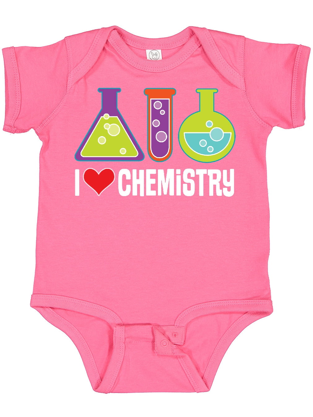 Inktastic I Love Science Chemistry Teacher Baby Bodysuit School Cute...