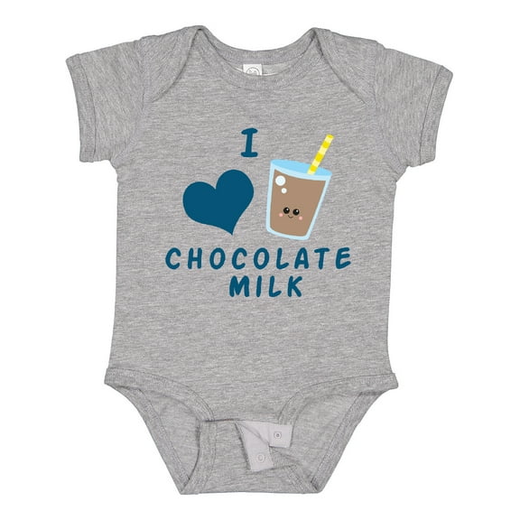 Inktastic I Love Chocolate Milk Boys or Girls Baby Bodysuit