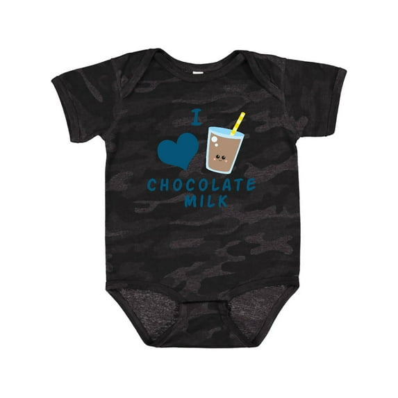 Inktastic I Love Chocolate Milk Boys or Girls Baby Bodysuit