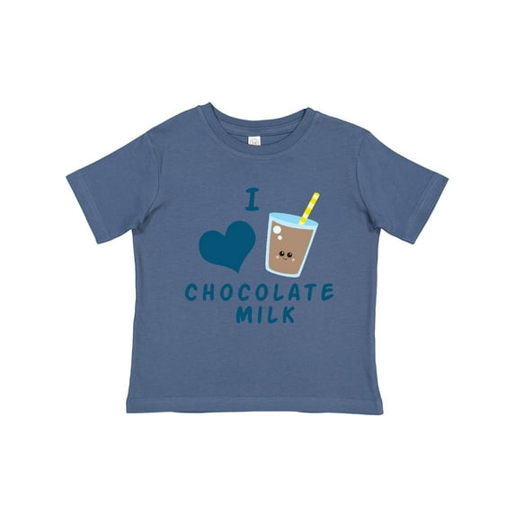 Inktastic I Love Chocolate Milk Boys or Girls Toddler T-Shirt