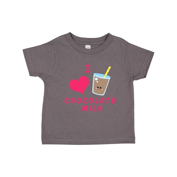 Inktastic I Love Chocolate Milk Boys or Girls Toddler T-Shirt