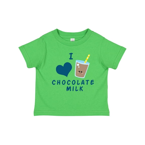 Inktastic I Love Chocolate Milk Boys or Girls Toddler T-Shirt