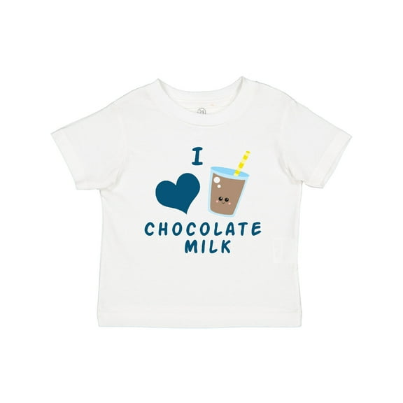 Inktastic I Love Chocolate Milk Boys or Girls Toddler T-Shirt