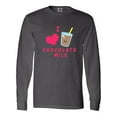 thumbnail image 1 of Inktastic I Love Chocolate Milk Long Sleeve T-Shirt, 1 of 5