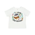 thumbnail image 1 of Inktastic I Love Christmas- cute teddy bear Boys or Girls Toddler T-Shirt, 1 of 5