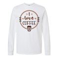 thumbnail image 1 of Inktastic I Love Coffee Long Sleeve T-Shirt, 1 of 5