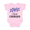 thumbnail image 1 of Inktastic I Love Colorado Columbine Flowers Boys or Girls Baby Bodysuit, 1 of 5