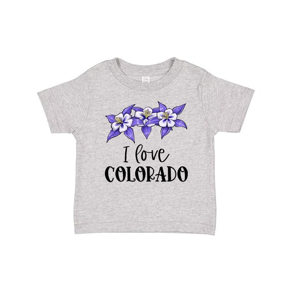 Inktastic I Love Colorado Columbine Flowers Boys or Girls Baby T-Shirt